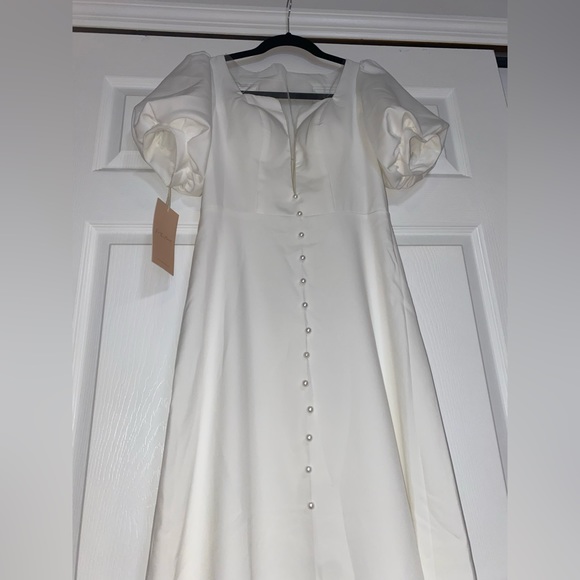 NEW WITH TAGS GORGEOUS WEDDING BRIDAL GOWN SIZE L - Picture 8 of 9
